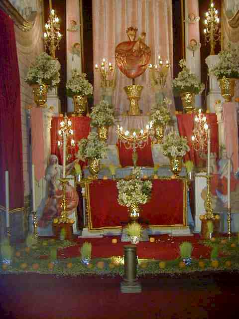 Altar en la Iglesia de Nuestra Seora de la Salud